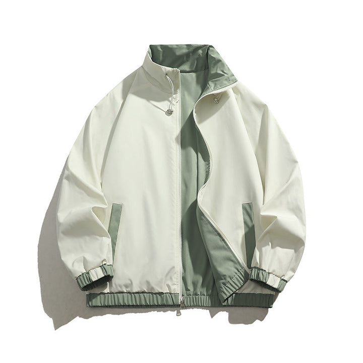 Herren sportliche Übergangsjacke mit elastischen Bündchen und praktischen Reißverschlusstaschen
