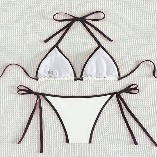 Damen Triangel-Bikini mit verstellbaren Bändern