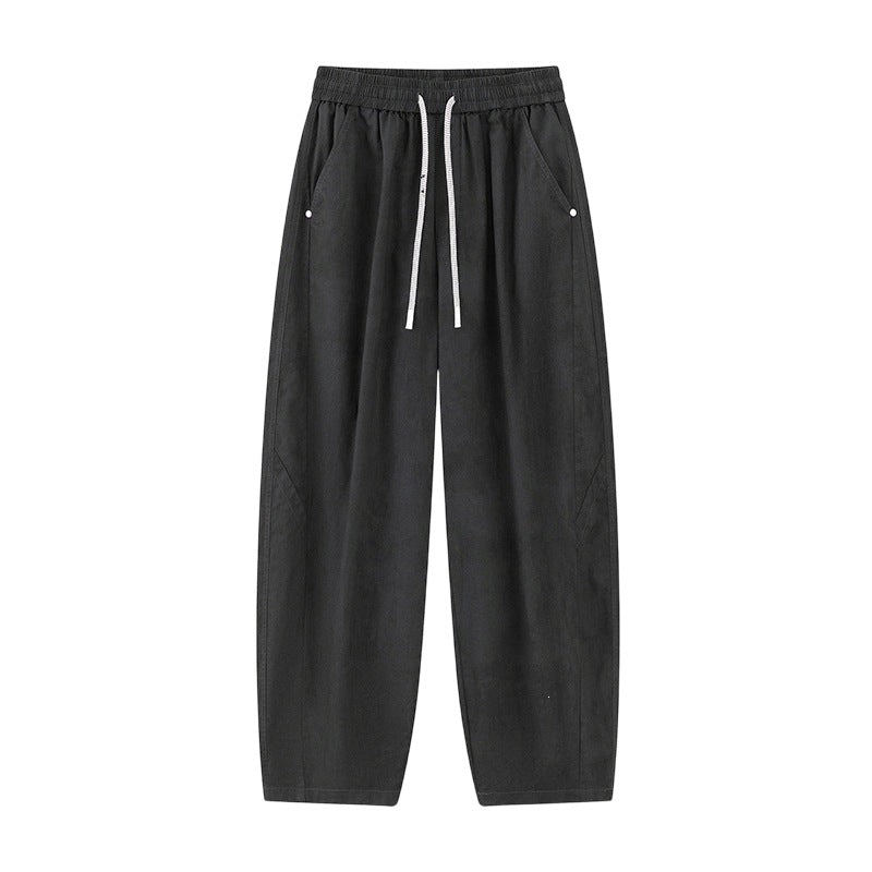 Herren Weite Baggy-Freizeithose mit Tunnelzugbund & Kordelzug Nord Taschen