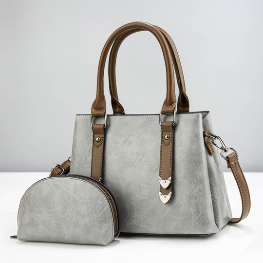 Damen Handtasche mit abnehmbarem Schulterriemen und praktischer Kosmetiktasche Nord Taschen
