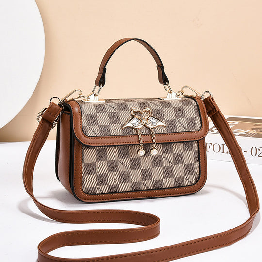 Damen luxuriöse Umhängetasche mit kunstvollem Design und abnehmbarem Schulterriemen Nord Taschen