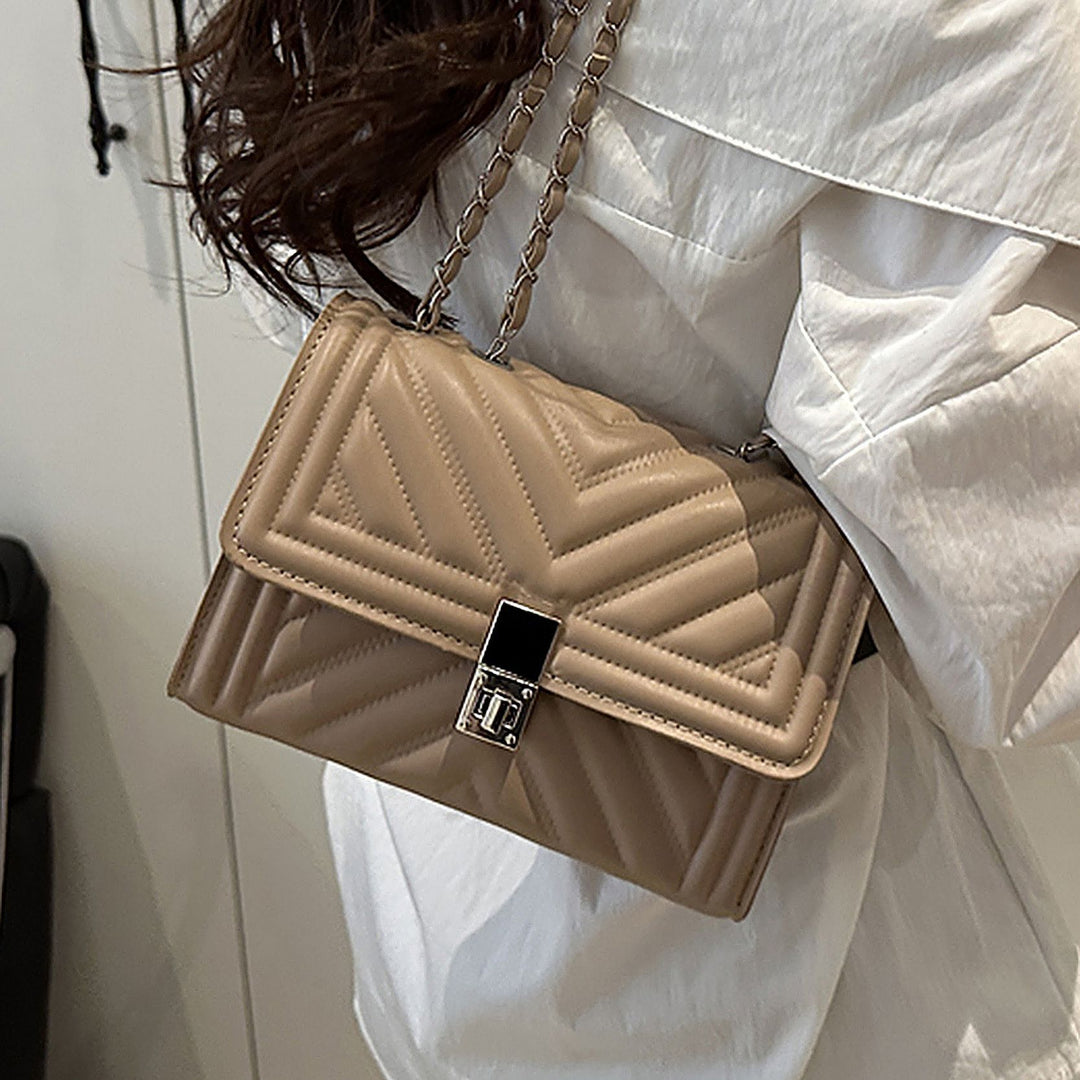 Damen Handtasche mit innovativem Ketten-Riemen Nord Taschen