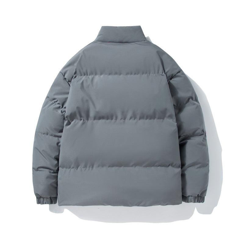 Herren Thermo‑Steppjacke mit Sherpa‑Fleece‑Innenfutter, Stehkragen und verdecktem Reißverschluss Nord Taschen