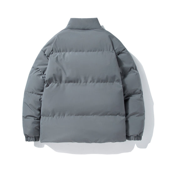 Herren Thermo‑Steppjacke mit Sherpa‑Fleece‑Innenfutter, Stehkragen und verdecktem Reißverschluss Nord Taschen