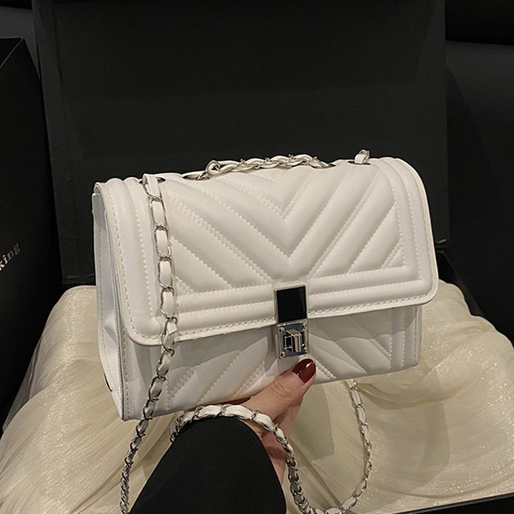Damen Handtasche mit innovativem Ketten-Riemen Nord Taschen