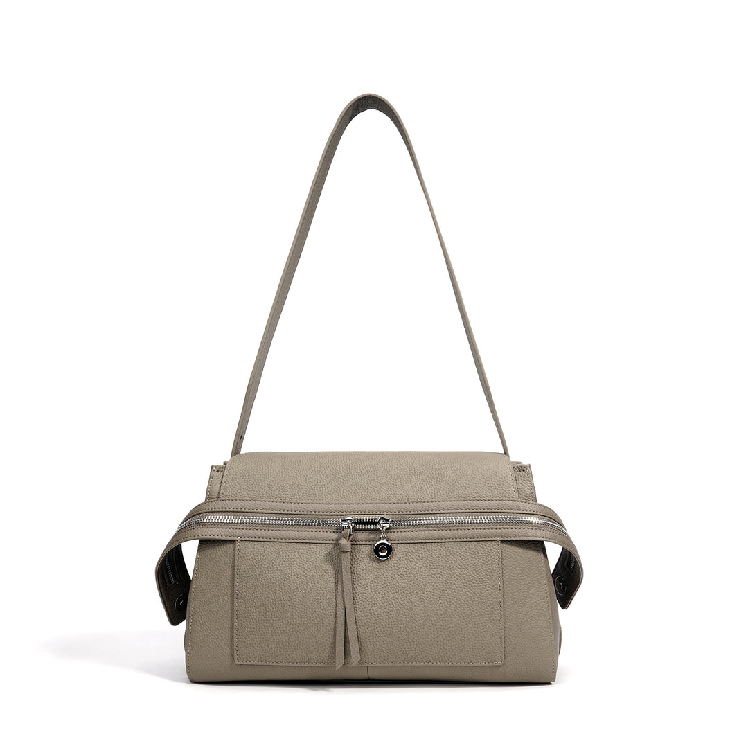 Damen modische Handtasche mit praktischer Reißverschlussöffnung Nord Taschen