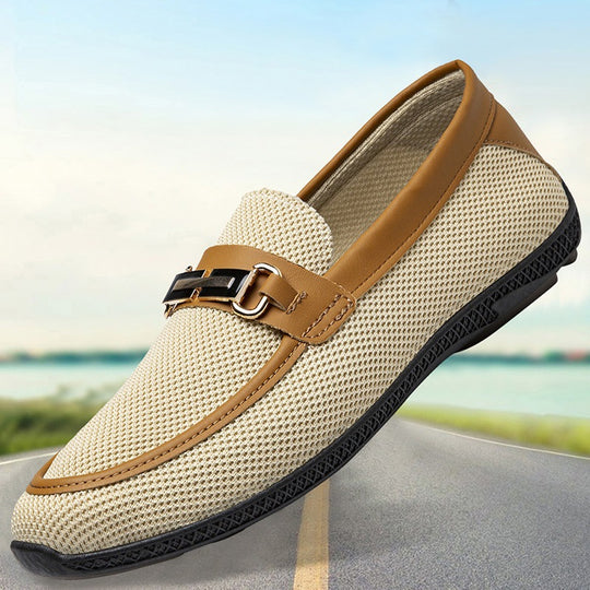 Herren Elegante Slip-On Mokassins Nord Taschen