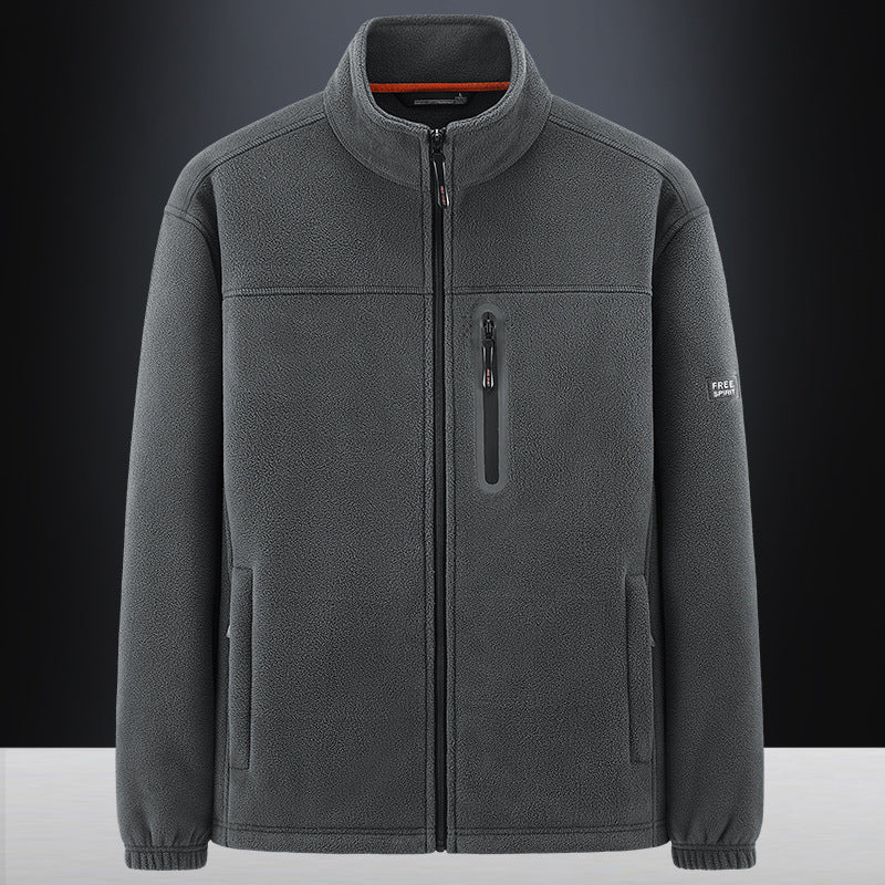 Herren technische Fleecejacke mit Polarstruktur, wasserabweisender Brusttasche und elastischen Bündchen Nord Taschen