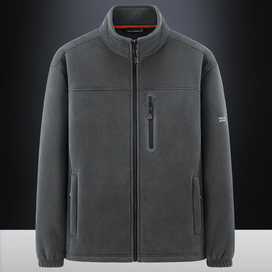 Herren technische Fleecejacke mit Polarstruktur, wasserabweisender Brusttasche und elastischen Bündchen Nord Taschen