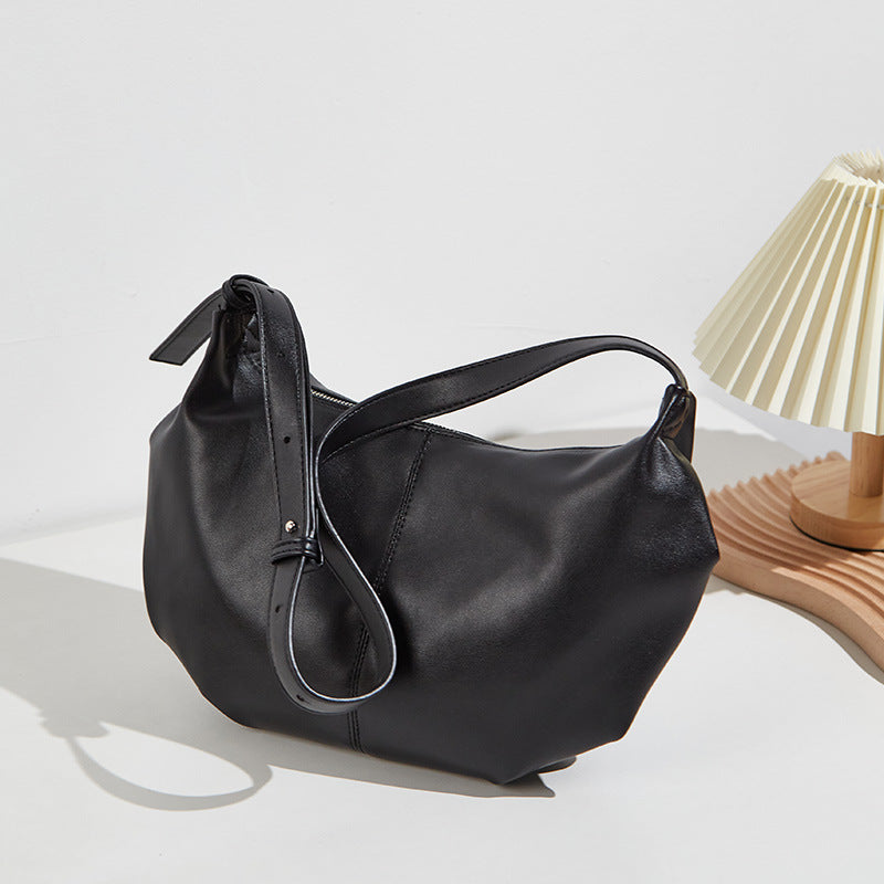 Damen Hobo-Tasche mit eleganter, weicher Kunstleder-Oberfläche und praktischem Tragegurt Nord Taschen