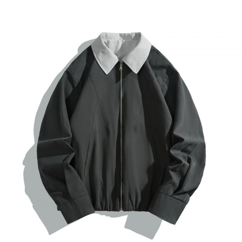 Unisex Kurz geschnittener Utility‑Blouson mit Kontrasthemdkragen und formgebenden Teilungsnähten Nord Taschen