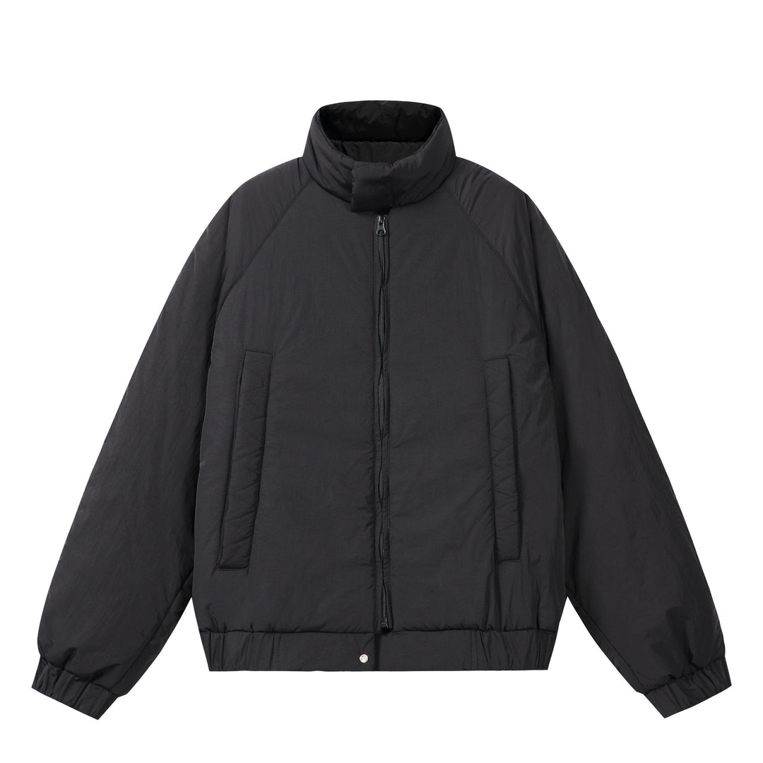 Unisex Boxy-wattierte Kurzjacke mit voluminösem Funnelkragen Nord Taschen
