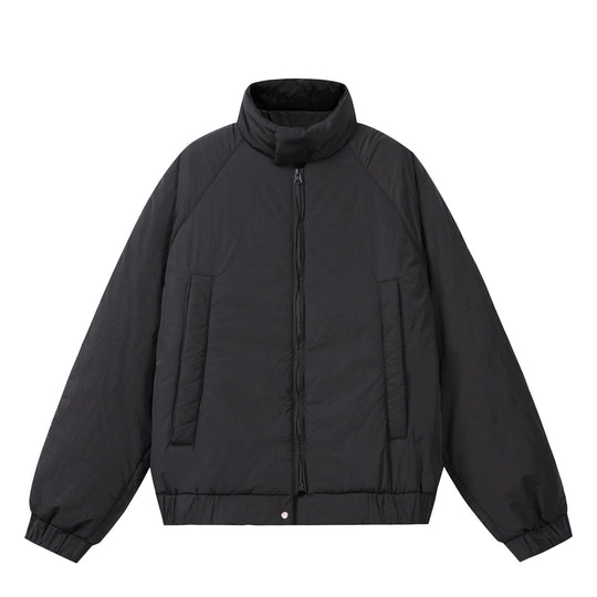 Unisex Boxy-wattierte Kurzjacke mit voluminösem Funnelkragen Nord Taschen