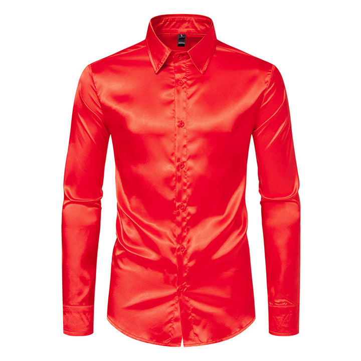 Elegantes Herren Seidenhemd