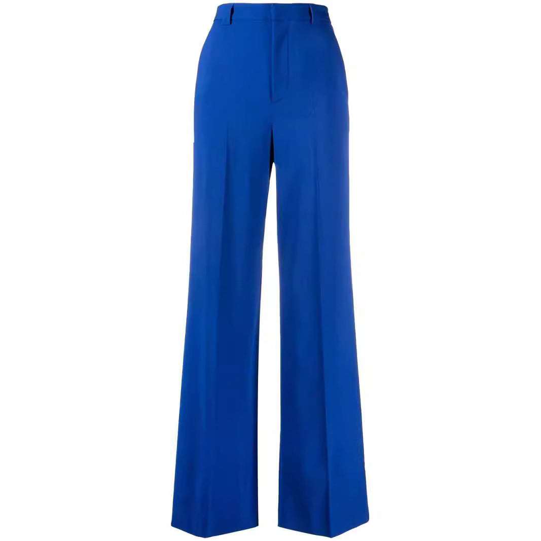 Damen High‑Waist Weitbein‑Hose im Tailoring‑Look Nord Taschen