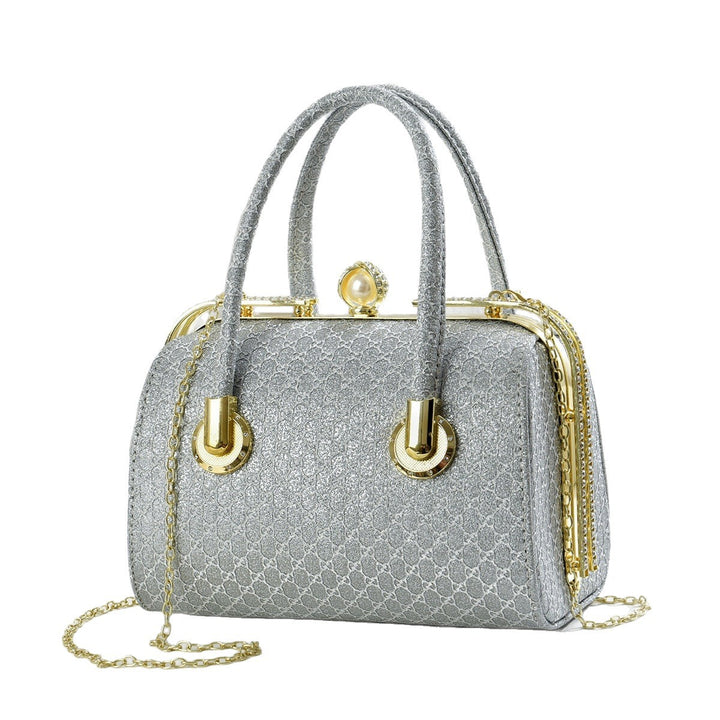 Damen Handtasche mit eleganter Struktur und schimmernden Details Nord Taschen