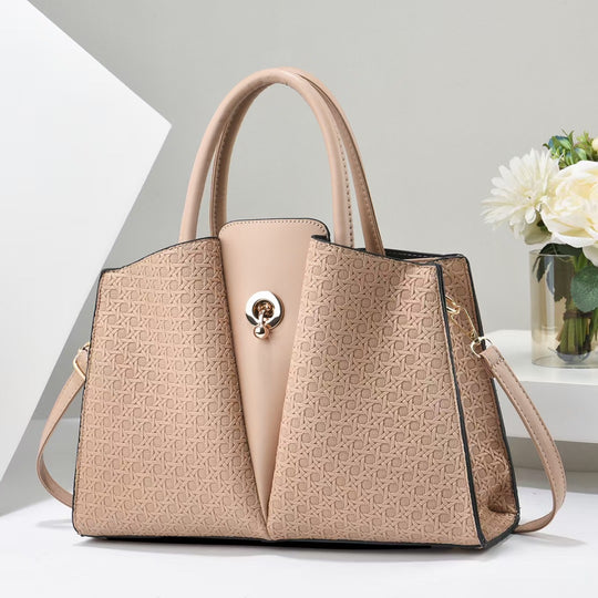 Damen strukturierte Tragetasche mit eleganter Faltentechnik Nord Taschen