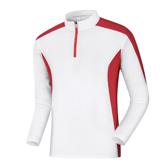 Damen Sport-Longsleeve mit Halbzip und atmungsaktiven Einsätzen Nord Taschen
