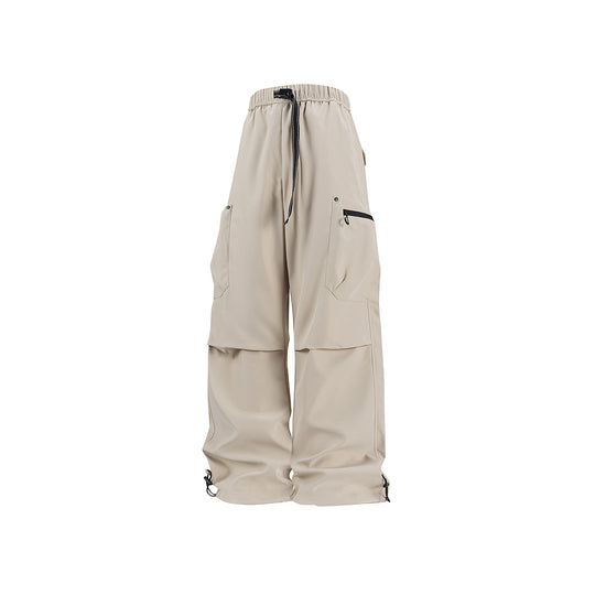 Damen Weite Technical-Cargo-Hose mit Tunnelzugbund, verstärkten Kniepartien und verstellbaren Beinabschlüssen Nord Taschen