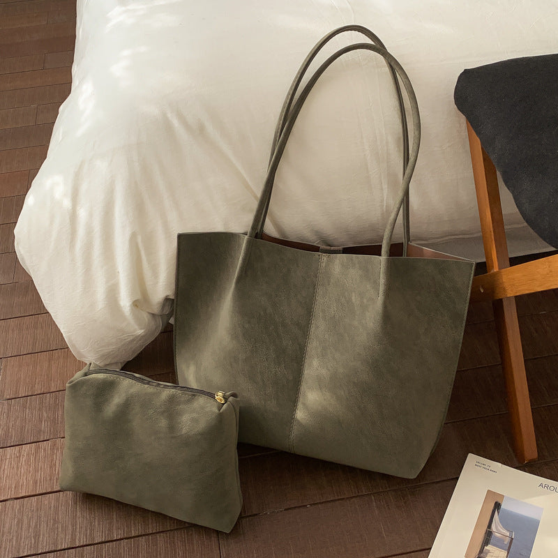 Damen Handtasche im minimalistischen Design mit praktischem Innenfach Nord Taschen