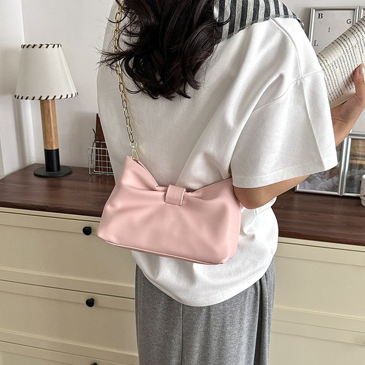 Damen elegante Clutch-Tasche mit edler Schleife Nord Taschen