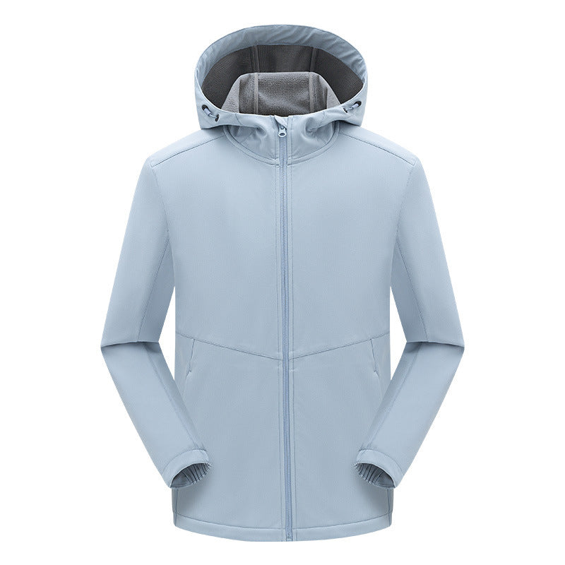 Herren technische Softshelljacke mit fleecegefütterter Kapuze und elastischem Stretchschnitt Nord Taschen