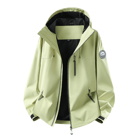 Herren Wasserdichte Softshell-Jacke mit Kapuze und atmungsaktiver Membran Nord Taschen
