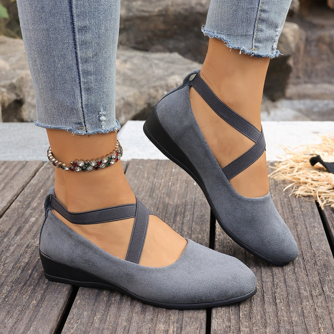 Damen Halbschuhe mit elegantem Riemendesign