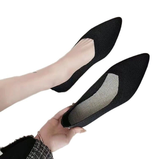 Damen elegante und atmungsaktive Ballerinas mit flexiblem Fußbett - Arvani