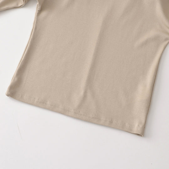 Damen Lagen-Langarmshirt mit integriertem Spaghettiträger-Cami und weitem Rundhals Nord Taschen