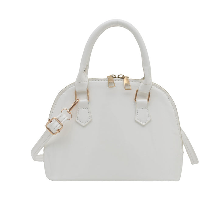 Damen Handtasche mit glänzender Oberfläche und abnehmbarem Schulterriemen Nord Taschen