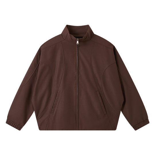 Unisex Kurz geschnittener Boxy‑Bomber mit ergonomischen Teilungsnähten und elastischen Bündchen Nord Taschen