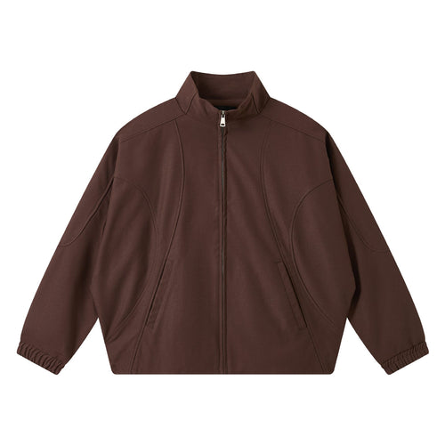 Unisex Kurz geschnittener Boxy‑Bomber mit ergonomischen Teilungsnähten und elastischen Bündchen Nord Taschen