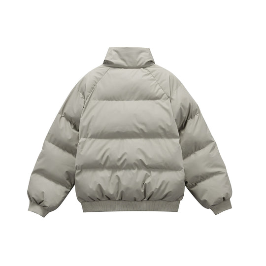 Damen Oversize gesteppte Steppjacke mit hohem Stehkragen und Rippbündchen Nord Taschen