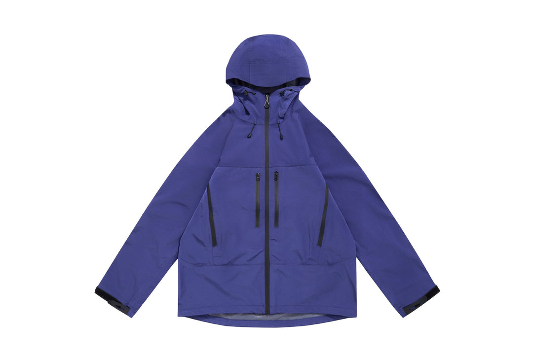 Unisex Technische Kapuzen-Outdoorjacke mit getapten Reißverschlüssen Nord Taschen