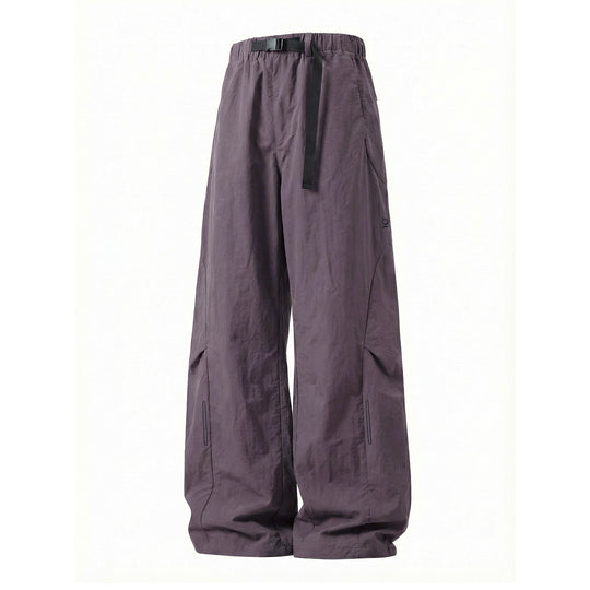 Unisex Weite technische Cargo-Hose mit elastischem Bund, integriertem Gurt und verstellbarem Beinabschluss Nord Taschen