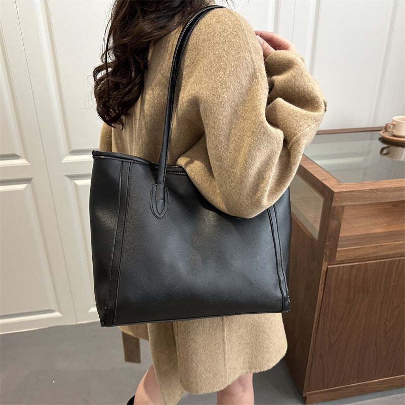 Damen klassische Einkaufstasche mit elegantem Schnitt Nord Taschen