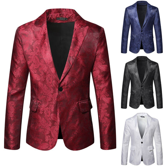 Herren eleganter Blazer mit Paisleymuster - Arvani