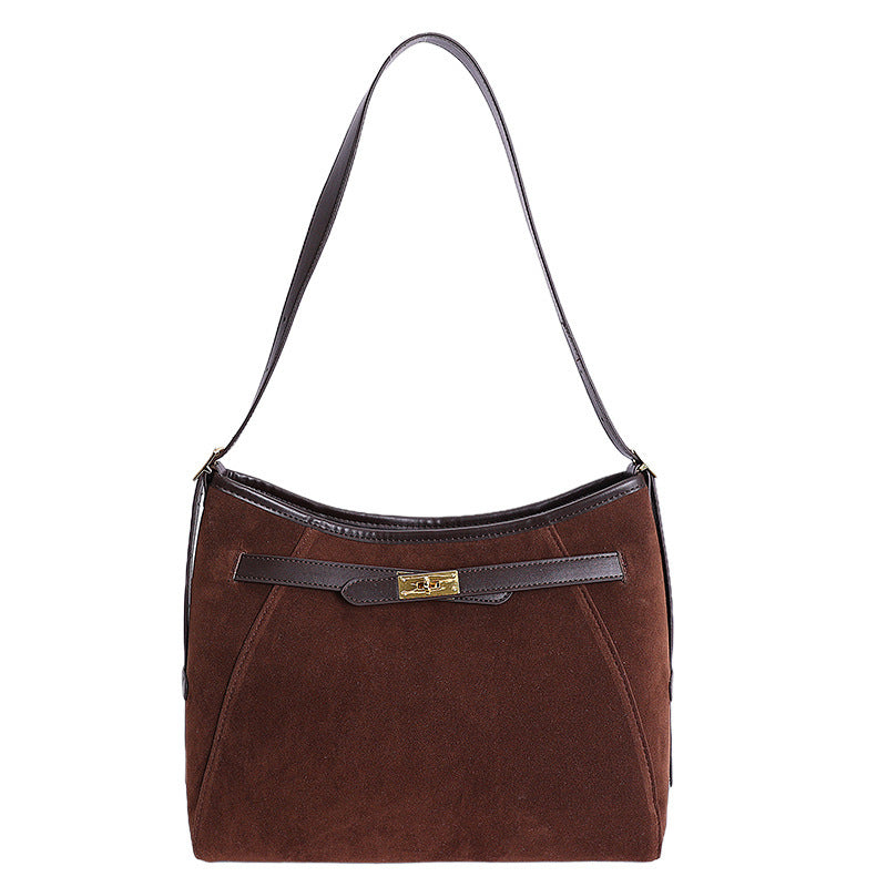 Damen elegante Hobo-Tasche mit luxuriösem Kettenakzent Nord Taschen