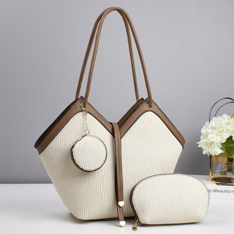 Damen elegante Oversize-Handtasche mit abnehmbarem Mini-Etui Nord Taschen