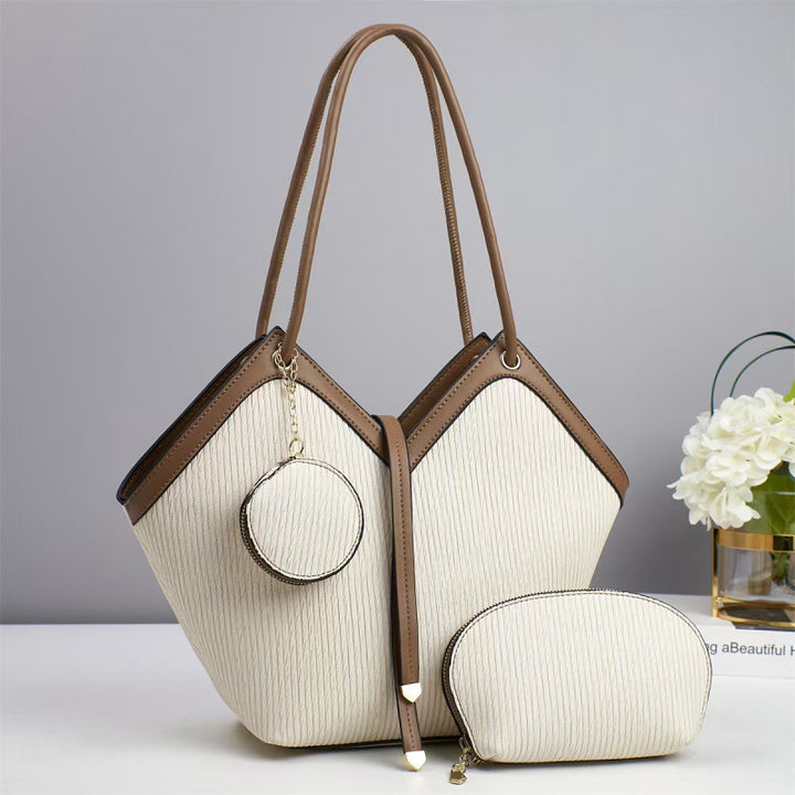 Damen elegante Oversize-Handtasche mit abnehmbarem Mini-Etui Nord Taschen