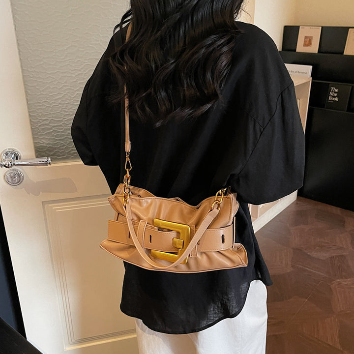 Damen Umhängetasche mit eleganter Gürtelschnalle Nord Taschen
