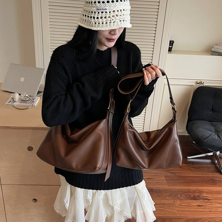 Damen zeitlose Hobo-Tasche mit lässigem Chic Nord Taschen