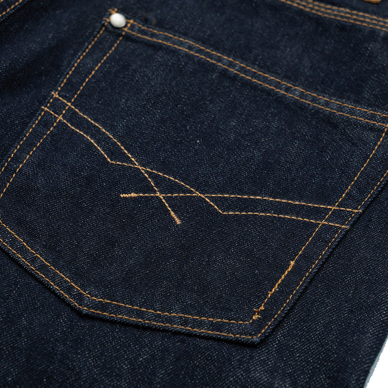 Damen Relaxed-Fit High-Waist Denimhose mit weitem Bein und markanter Nahtführung Nord Taschen