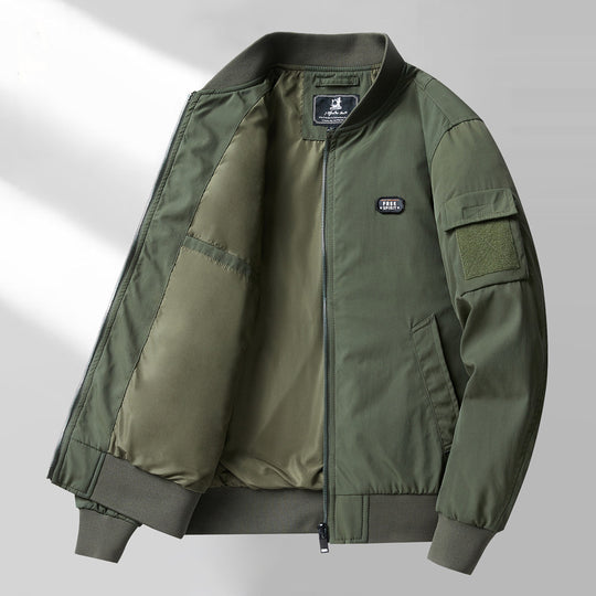 Herren leicht wattierte Bomberjacke im Utility-Look mit Ärmeltasche Nord Taschen