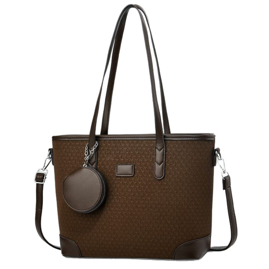Damen elegante Tote-Handtasche mit strukturiertem Design und abnehmbarer Geldbörse Nord Taschen