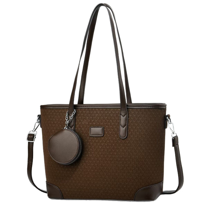 Damen elegante Tote-Handtasche mit strukturiertem Design und abnehmbarer Geldbörse Nord Taschen