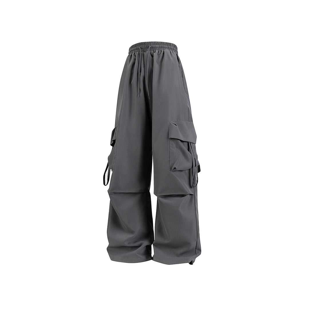 Unisex Weite Cargo‑Hose im Baggy‑Cut mit Tunnelzugbund, Mehrfachklappen und verstellbaren Beinabschlüssen Nord Taschen