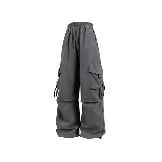 Unisex Weite Cargo‑Hose im Baggy‑Cut mit Tunnelzugbund, Mehrfachklappen und verstellbaren Beinabschlüssen Nord Taschen