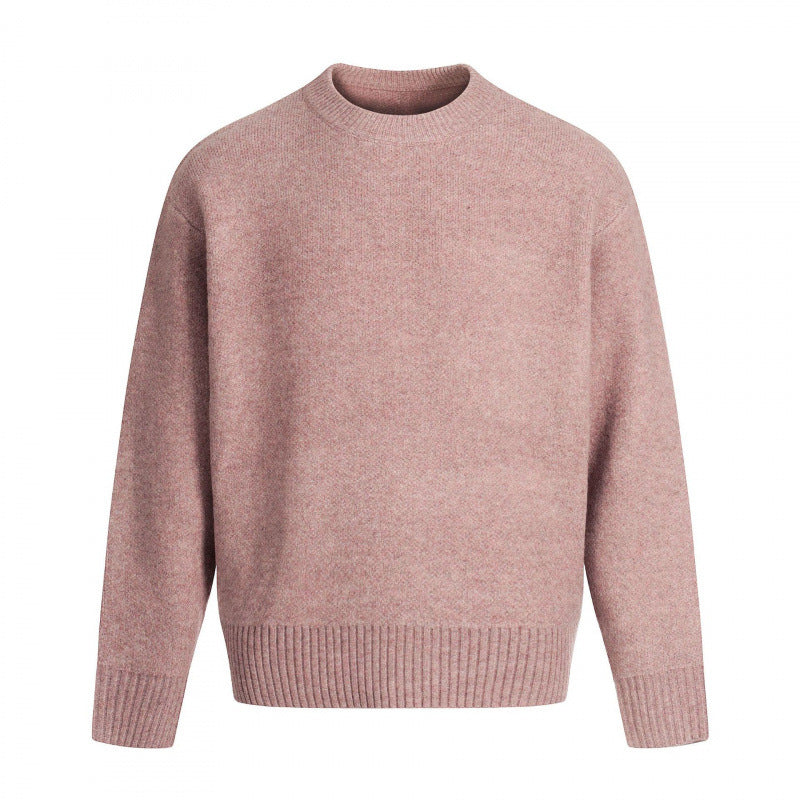 Unisex Oversize-Feinstrickpullover mit Rundhals, verkürztem Saum und Raglanärmeln Nord Taschen